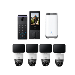 eufy SoloCam S340 (4-Cam Pack) + FamiLock S3 Max + HomeBase™ S380