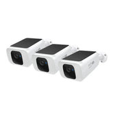SoloCam S230 (S40), Wireless Outdoor Solar Spotlight 2K Camera, 3-Cam Kit, White, 3-Pack