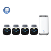 eufyCam S330 (eufyCam 3) 4-Cam Kit + 1 TB Hard Drive