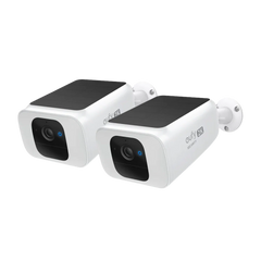 SoloCam S230 (S40), Wireless Outdoor Solar Spotlight 2K Camera, 2-Cam Kit, White, 2-Pack