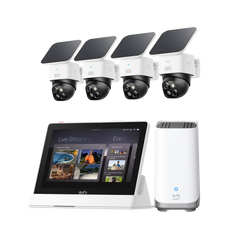 SoloCam S340 (4-Cam Pack) + HomeBase™ S380 + Smart Display E10