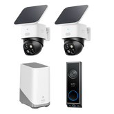 SoloCam S340 (2-Pack) + Video Doorbell E340 + eufy HomeBase™ S380