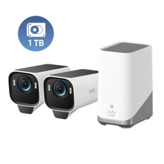 eufyCam S3 Pro 2-Cam Kit + 1 TB Hard Drive