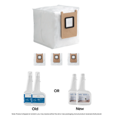 eufy Dust Bag, 3 pieces, 3L + eufy Floor Cleaner, Ready to Use, 473 ml Compatible with C28