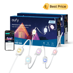 eufy Permanent Outdoor Lights E22, 100 ft (2-Pack)