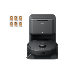 Refurbished eufy L60 with Self-Empty Station + 6 Pack Dust Bag (Certified, 90% New)