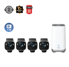 eufyCam S3 Pro 4-Cam Kit + 1 TB Hard Drive