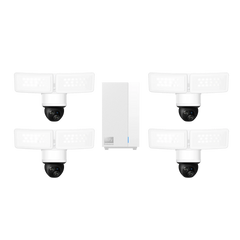eufy Floodlight Camera E340 (4-Cam Kit) + eufy HomeBase™ Professional S1