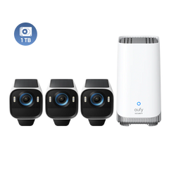 eufyCam S3 Pro 3-Cam Kit + 1 TB Hard Drive