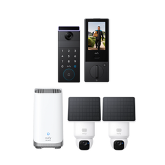 eufy SoloCam E30 (2-Cam Pack)  + FamiLock S3 Max + HomeBase™ S380