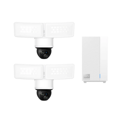 eufy Floodlight Camera E340 (2-Cam Kit) + eufy HomeBase™ Professional S1