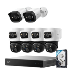 eufy PoE NVR Security System S4 Max + 2 Bullet Cameras