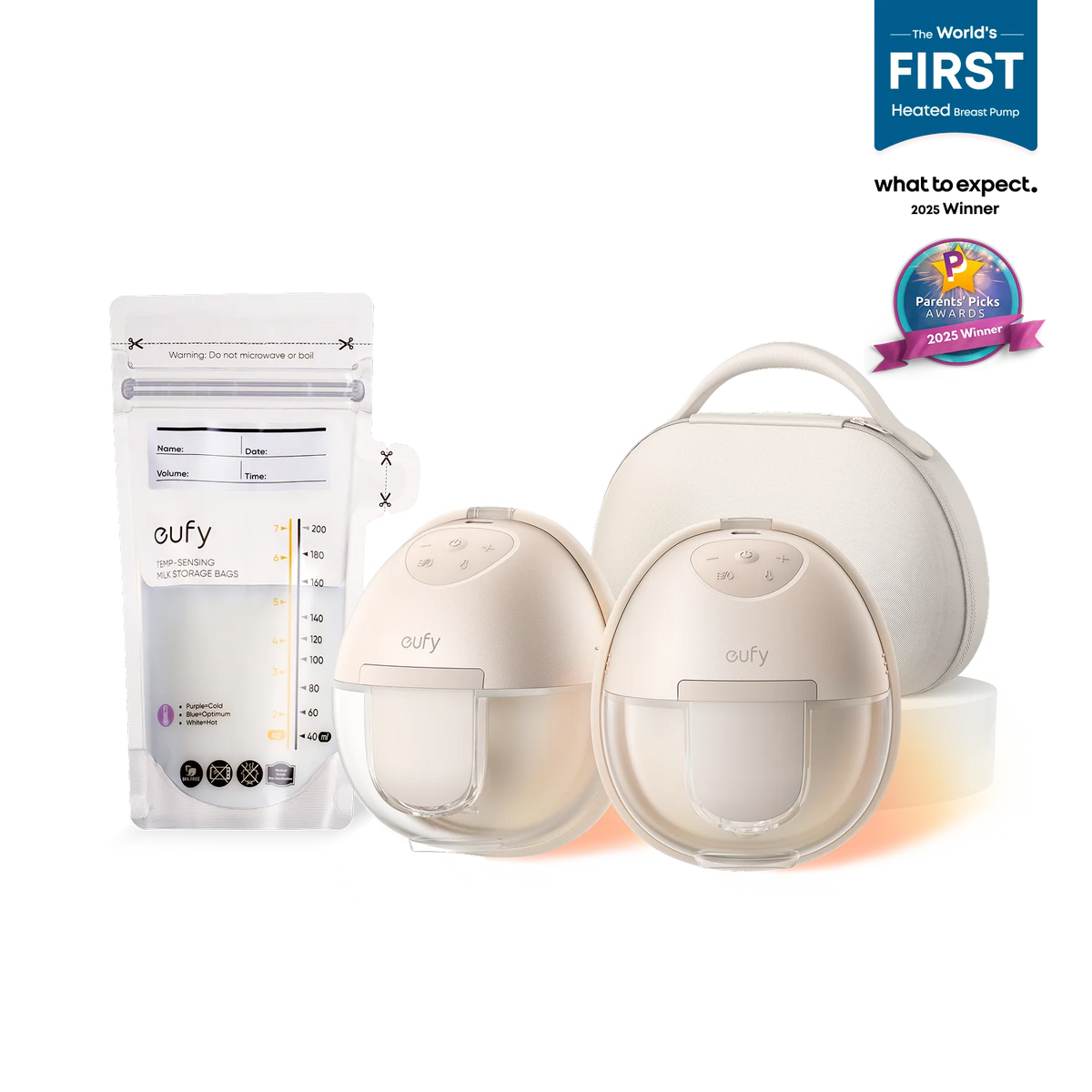 eufy Breast Pump S1 Pro &amp; Milk Bags (120 Pieces)