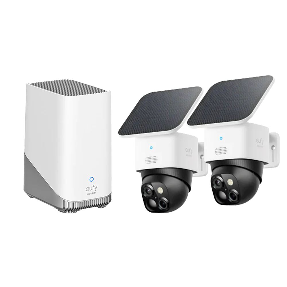 SoloCam S340  (2-Pack) + eufy HomeBase™ S380