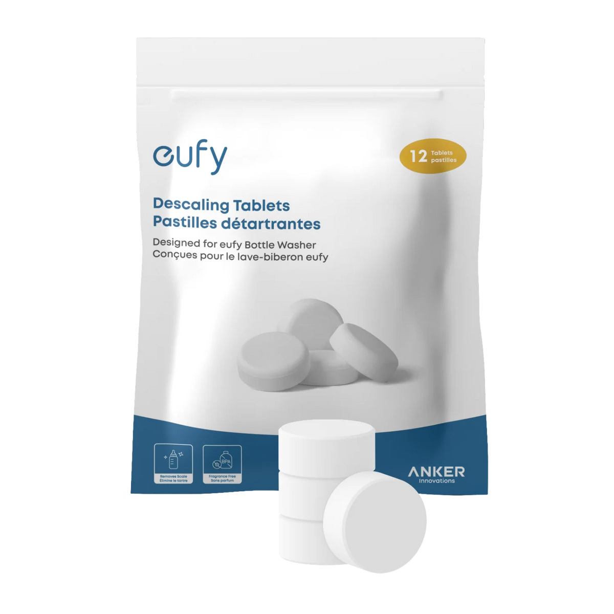eufy Descaling Tablets for Baby Bottle Washer (12 Count)