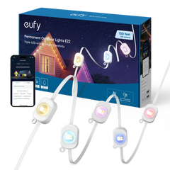 eufy Permanent Outdoor Lights E22, 100 ft (2-Pack)