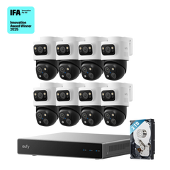 eufy PoE NVR Security System S4 Max + 4 PoE Cam S4 Add-Ons