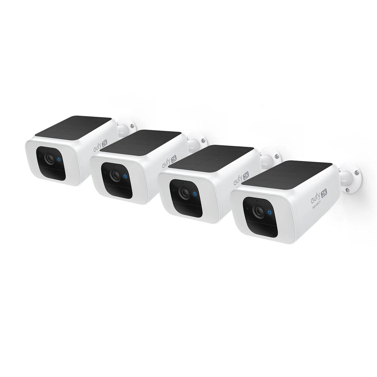SoloCam S230 (S40), Wireless Outdoor Solar Spotlight 2K Camera, 2-Cam Kit, White, 2-Pack