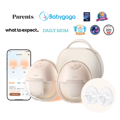 eufy Breast Pump S1 Pro + Original Milk Container (2-Pack)