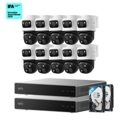 eufy Dual-NVR PoE System with 10 PoE Cam S4