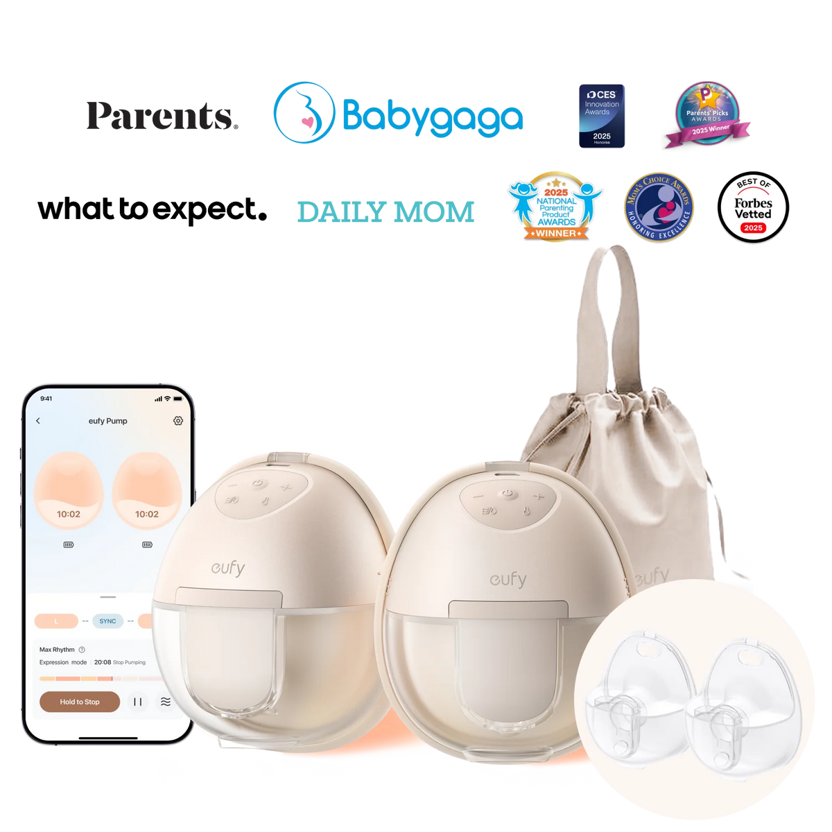 eufy Wearable Breast Pump S1 + Milk Container