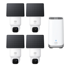 eufy SoloCam E30 (4-Pack) + eufy Homebase™3