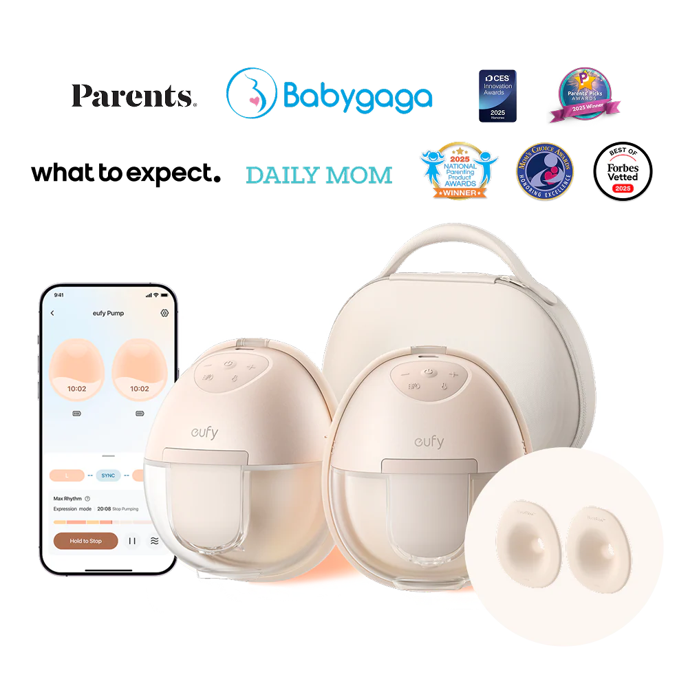 eufy Breast Pump S1 Pro and Original 27 mm Flange (2-Pack)