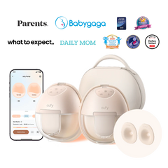 eufy Breast Pump S1 Pro and Original 27 mm Flange (2-Pack)