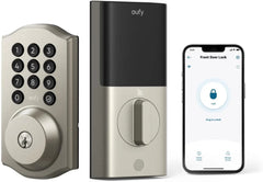 eufy Security Smart Lock C30, Traditional, Nickel