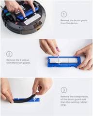 RoboVac Replacement Rubber Strip, Compatible with 11S,11S PLUS,11S MAX,12,15C,15C MAX