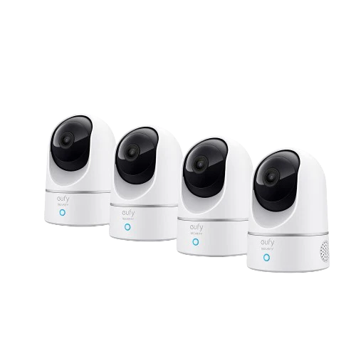 Indoor Cam E220 (2K, 4-Cam Kit, Pan &amp; Tilt)