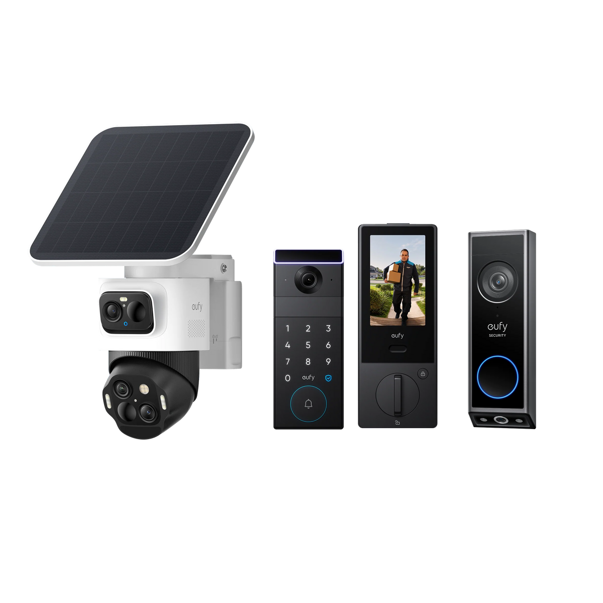 eufyCam S4 + eufy FamiLock S3 Max + Video Doorbell E340