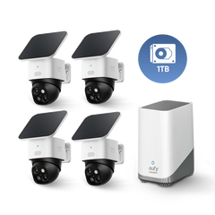 SoloCam S340  (4-Cam Pack) + HomeBase™ S380 + 1 TB Hard Drive