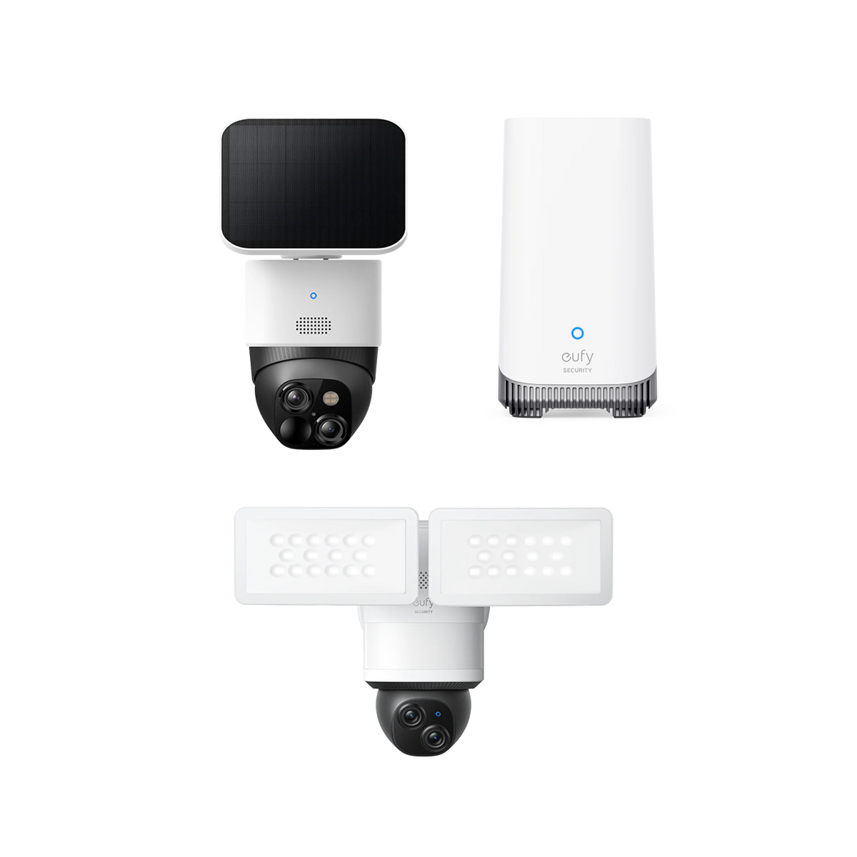 SoloCam S340 + Floodlight Camera E340 + HomeBase™ S380