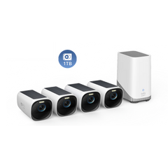 eufyCam S330 (eufyCam 3) 4-Cam Kit + 1 TB Hard Drive