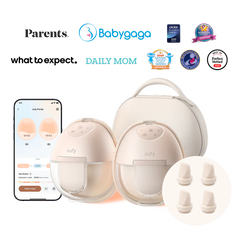 eufy Breast Pump S1 Pro and Original Duckbill Valves (4-Pack)