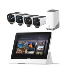 eufy Smart Display E10 + eufyCam S3 Pro 4-Cam Kit