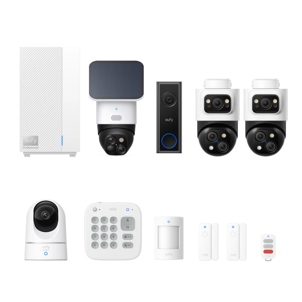 eufy ExpertSecure System E10 with 2 PoE Bullet-PTZ Cam S4