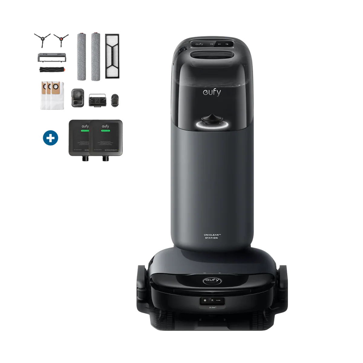 eufy Robot Vacuum Omni S1 + Replacement Kits + 2 Floor washing bottles