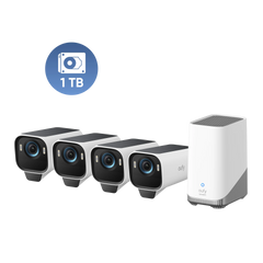 eufyCam S3 Pro 4-Cam Kit + 1 TB Hard Drive