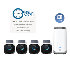 eufyCam S330 (eufyCam 3) 4-Cam Kit + 1 TB Hard Drive